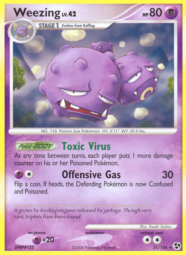 Weezing (31/106) [Diamond & Pearl: Great Encounters] | Exor Games Bridgewater