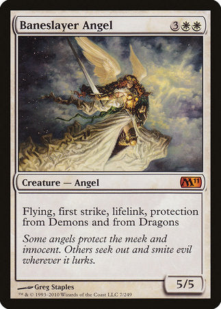 Baneslayer Angel [Magic 2011] | Exor Games Bridgewater