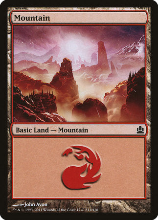 Mountain (311) [Commander 2011] | Exor Games Bridgewater