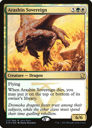 Arashin Sovereign [Dragons of Tarkir Promos] | Exor Games Bridgewater