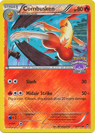 Combusken (13/111) (States Championship Promo) [XY: Furious Fists] | Exor Games Bridgewater