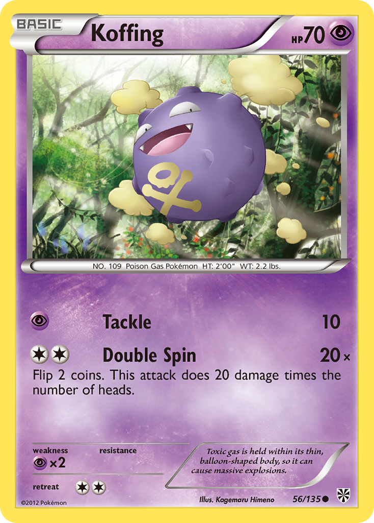 Koffing (56/135) [Black & White: Plasma Storm] | Exor Games Bridgewater