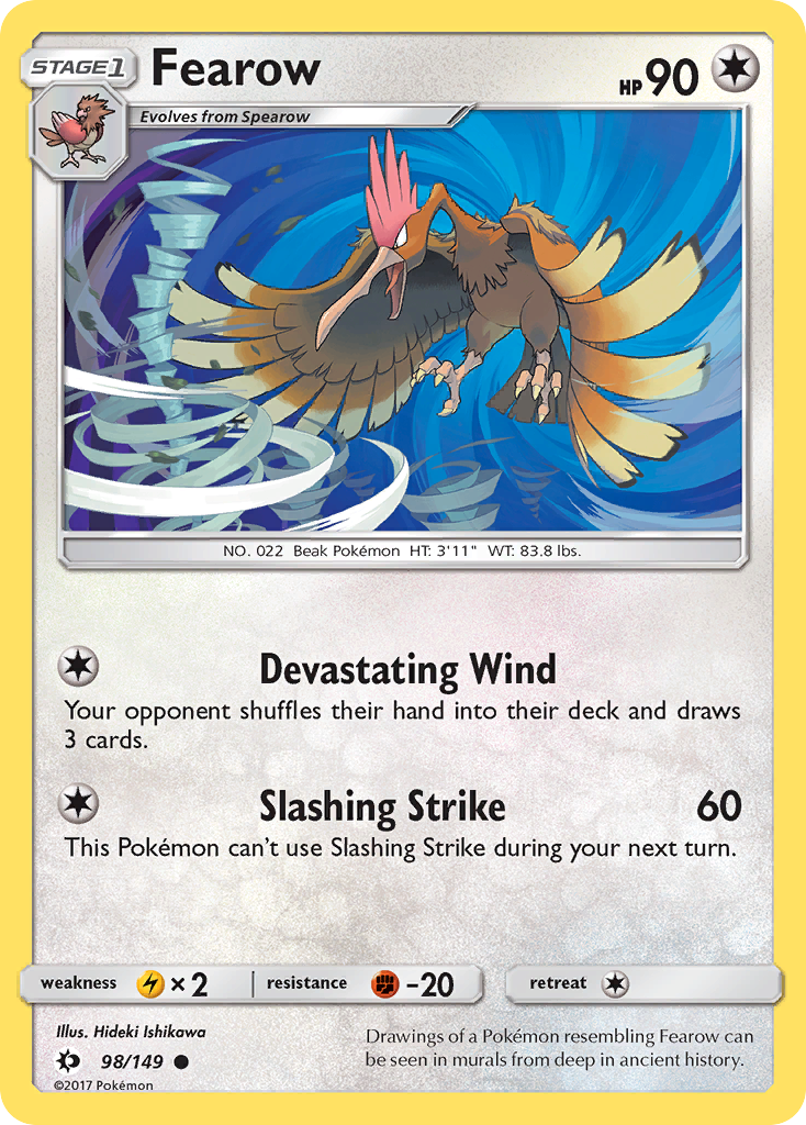 Fearow (98/149) [Sun & Moon: Base Set] | Exor Games Bridgewater