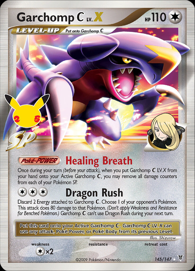 Garchomp C LV.X (145/147) [Celebrations: 25th Anniversary - Classic Collection] | Exor Games Bridgewater