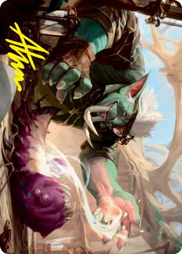 Novice Dissector Art Card (Gold-Stamped Signature) [Strixhaven: School of Mages Art Series] | Exor Games Bridgewater