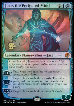 Jace, the Perfected Mind [Phyrexia: All Will Be One Prerelease Promos] | Exor Games Bridgewater