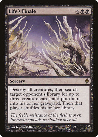 Life's Finale [New Phyrexia] | Exor Games Bridgewater