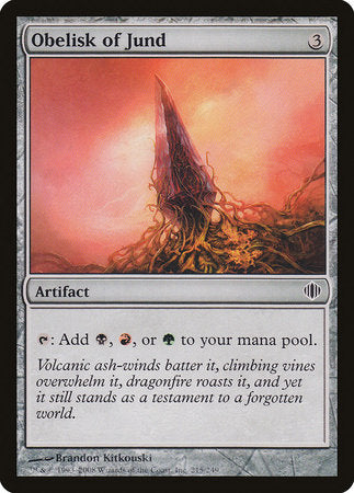 Obelisk of Jund [Shards of Alara] | Exor Games Bridgewater