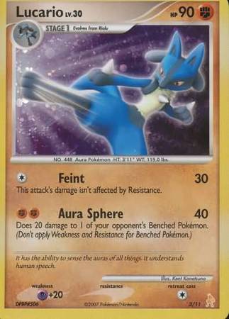 Lucario (3/11) [Diamond & Pearl: Trainer Kit - Lucario] | Exor Games Bridgewater