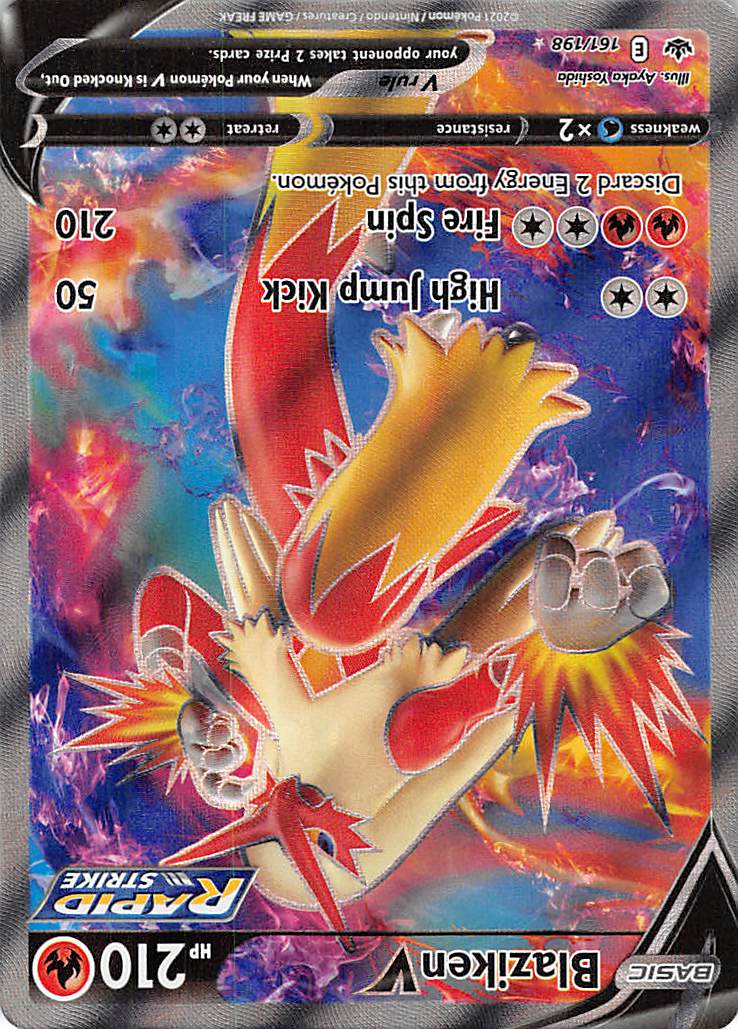 Blaziken V (161/198) [Sword & Shield: Chilling Reign] | Exor Games Bridgewater