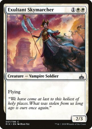 Exultant Skymarcher [Rivals of Ixalan] | Exor Games Bridgewater